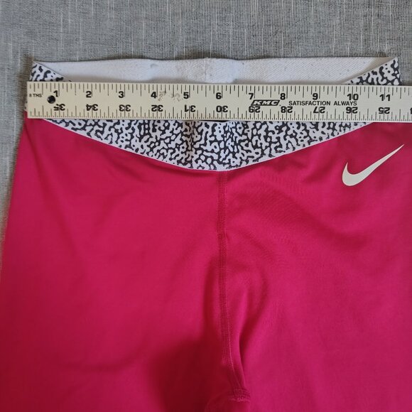 Nike Pro Pants Leggings Tights Compression Dri Fit Training Script Swoosh Mens - Picture 3 of 9